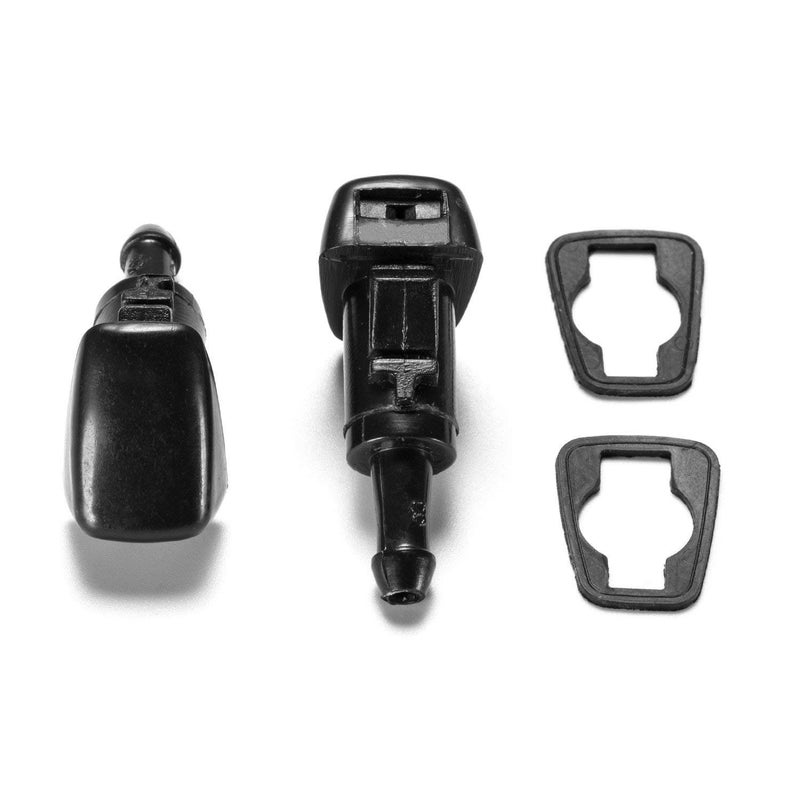 DICOOL 2 Pack Windshield Washer Nozzle Kit For Dodge Charger Grand Caravan Avenger Durango Ram 1500 2500 3500, Jeep Grand Cherokee, Chrysler Town And Country, Replace # 5116079aa 5160308aa - Image 3